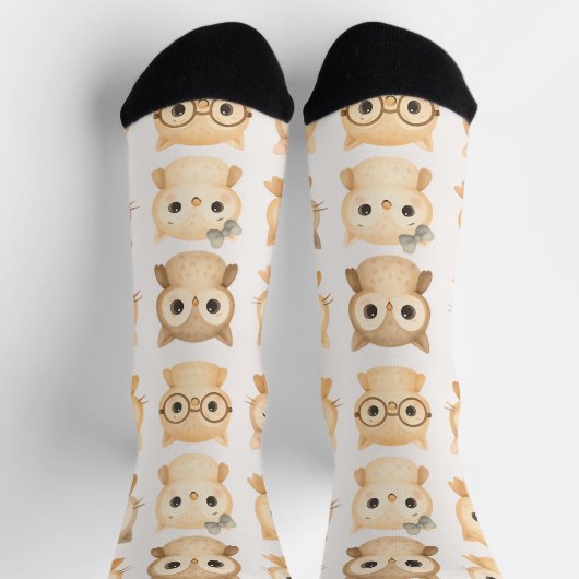 Wise Owls Socken (Oben)