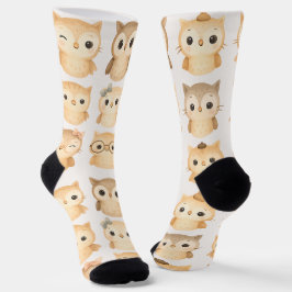 Wise Owls Socken