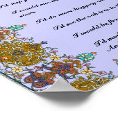 Wise Quote Wie man das Kinderplakat anhebt Poster (Ecke)