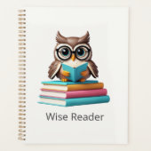 Wise Reader Owl Kids Journal Planer (Vorderseite)