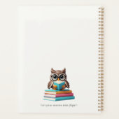 Wise Reader Owl Kids Journal Planer (Rückseite)
