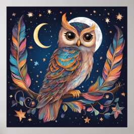 Wise Watch Owl herunterladen Poster