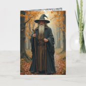 Wise Wizard (Zitat) Karte (Vorderseite)