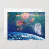 Wise Wolf Postkarte (Vorne/Hinten)