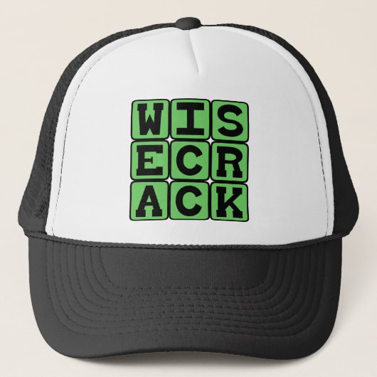 Wisecrack, Funny Joke Truckerkappe (Vorderseite)