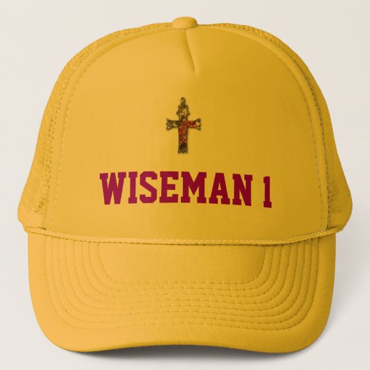 Wiseman 1 - Geburt Christis-Hut Truckerkappe (Vorderseite)