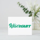 WiseMart - Postkarte (Stehend Vorderseite)