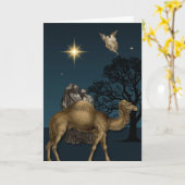 Wisemen and the Star of Bethlehem Greeting Card Karte (Gelbe Blume)
