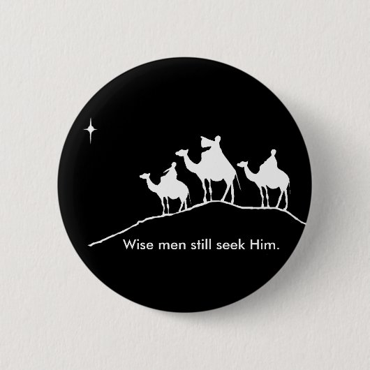 Wisemen Knopf Button (Vorderseite)