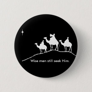 Wisemen Knopf Button