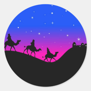 Wisemen Runder Aufkleber