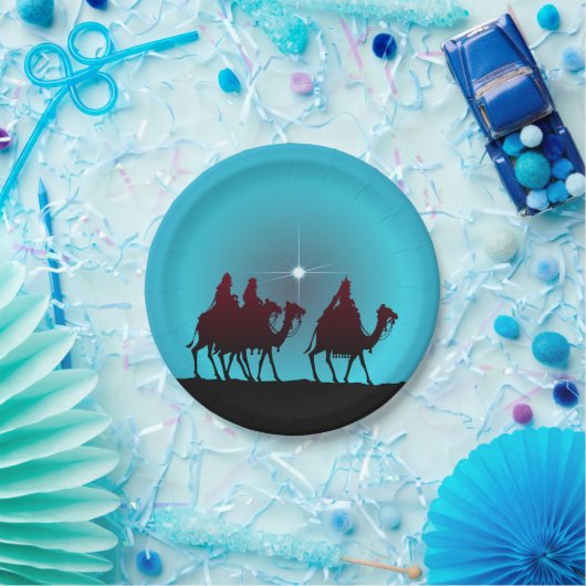 WISEMEN u. STERN durch SHARON SHARPE Pappteller (Party)