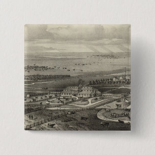 Wiser Ranche, Lyonand Wabaunsee Landkreis, Kansas Button