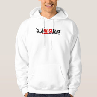 WiseTake tägliche Fantasie trägt weißen Hoodie zur