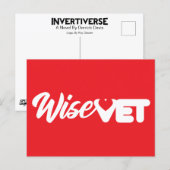 WiseVet - Postkarte (Vorne/Hinten)