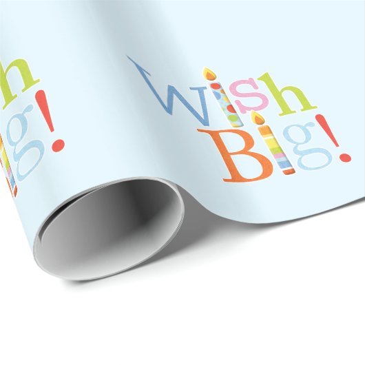 Wish Big Candle Geschenkpapier (Rolleneckpunkt)