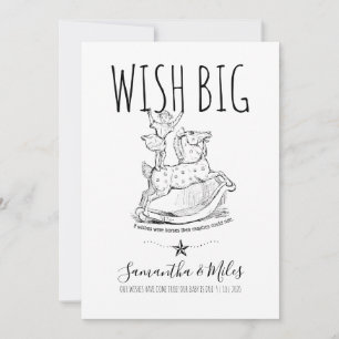 Wish Big Whimsical Pregnancy Ankündigung