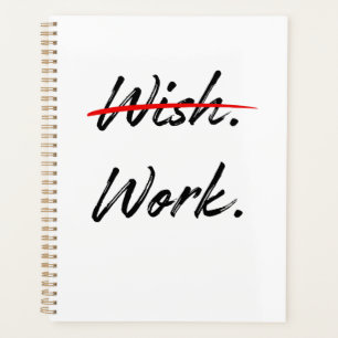 Wish Crossed Out - Arbeiten Inspiration Planer