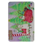 Wish Ewe ein frohes Weihnachtsfest Magnet (Vertikal)