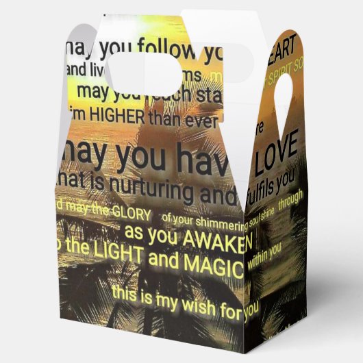 "WISH Favor Box" von Adiela Akoo Geschenkschachtel (Geöffnet)