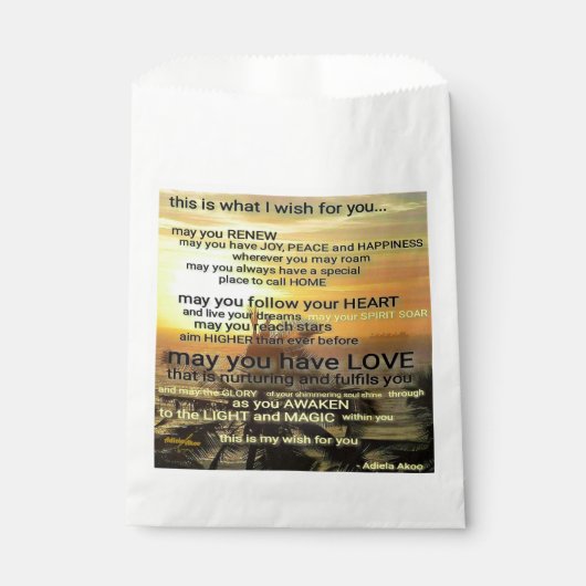 WISH Fevor Bags Geschenktütchen (Vorderseite)