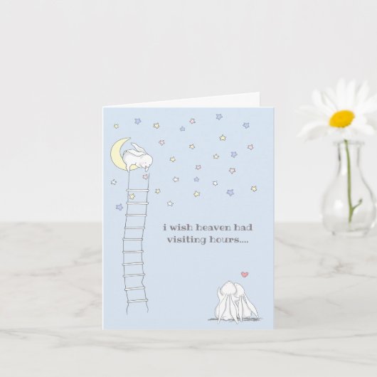 Wish Heaven hatte Besuchszeiten Kinderverlust Beil Karte (Kleine Pflanze)