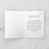 Wish Heaven hatte Besuchszeiten Kinderverlust Beil Karte (Innenseite)