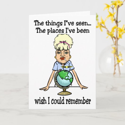 Wish I Could Remember Karte (Gelbe Blume)