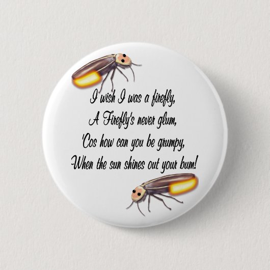 Wish I was a Firefly Button (Vorderseite)