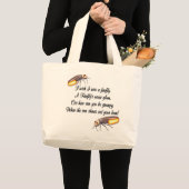 Wish I was a Firefly Jumbo Stoffbeutel (Vorderseite (Produkt))