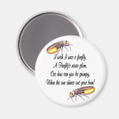 Wish I was a Firefly Magnet (Vorderseite/Rückseite)
