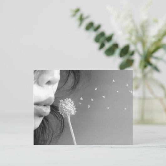 Wish Postkarte (Stehend Vorderseite)