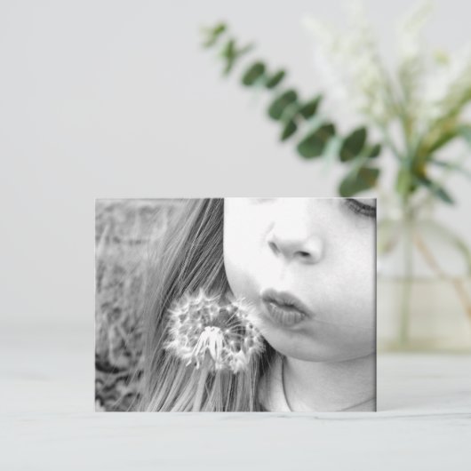 Wish Postkarte (Stehend Vorderseite)