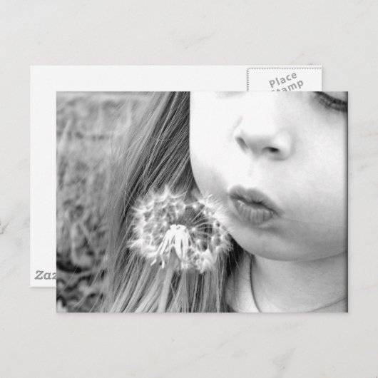 Wish Postkarte (Vorne/Hinten)