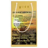 Wish Small Gift Bag by Adiela Akoo Kleine Geschenktüte (Rückseite)