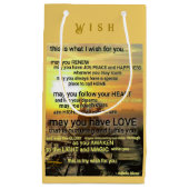 Wish Small Gift Bag by Adiela Akoo Kleine Geschenktüte (Vorderseite)