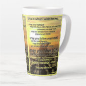 WISH Tasse von Poet Adiela Akoo - Große Latte (Rechte Ecke)