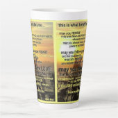 WISH Tasse von Poet Adiela Akoo - Große Latte (Vorderseite)