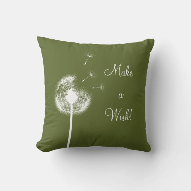 Wish Throw Pillow Kissen (Vorderseite)
