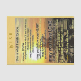 Wish Tissue Paper by Adiela Akoo Seidenpapier