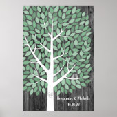 Wish Tree - 200 Leaf Guest Book Alternative Poster (Vorne)