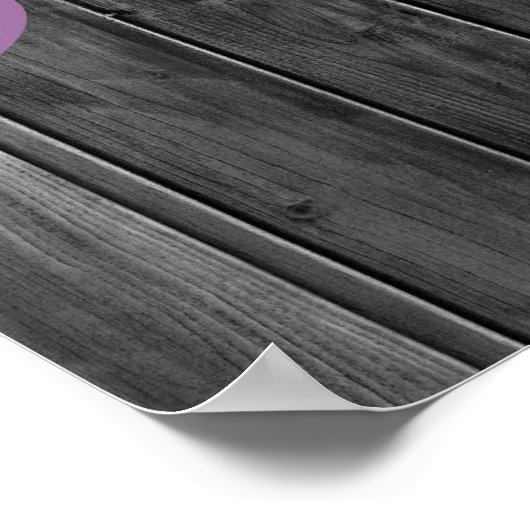 Wish Tree - 225 Leaf Guest Book Alternative Poster (Ecke)