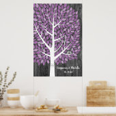 Wish Tree - 225 Leaf Guest Book Alternative Poster (Küche)
