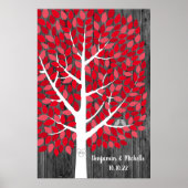 Wish Tree - 250 Leaf Guest Book Alternative Poster (Vorne)