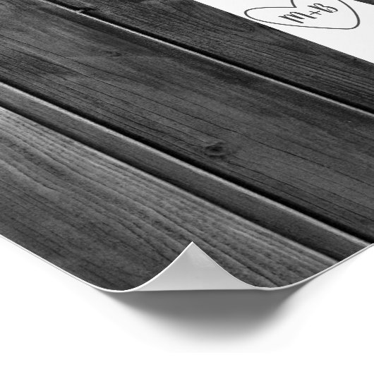 Wish Tree - 25 Leaf Guest Book Alternative Poster (Ecke)