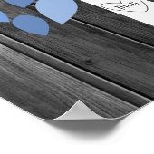 Wish Tree - 75 Leaf Guest Book Alternative Poster (Ecke)