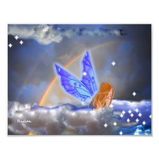 "WISH UPON A STAR" 11" x 8,5" FOTO DRUCKEN (Vorne)