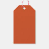 "Wish You Merely Christmas" Grüne Aquarellbrunnen Geschenkanhänger (Rückseite)