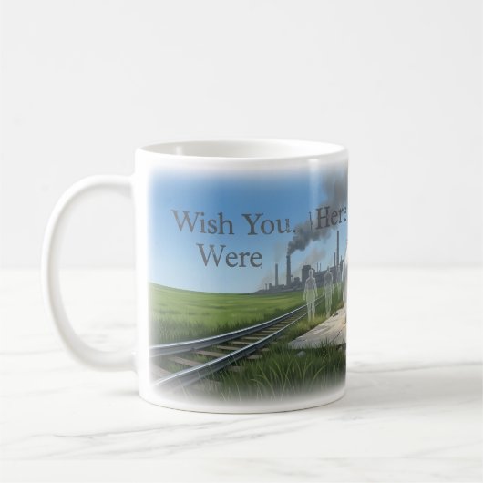 Wish You Were Here Epischer Becher Kaffeetasse (Links)