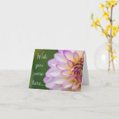 Wish you were here! karte (Gelbe Blume)